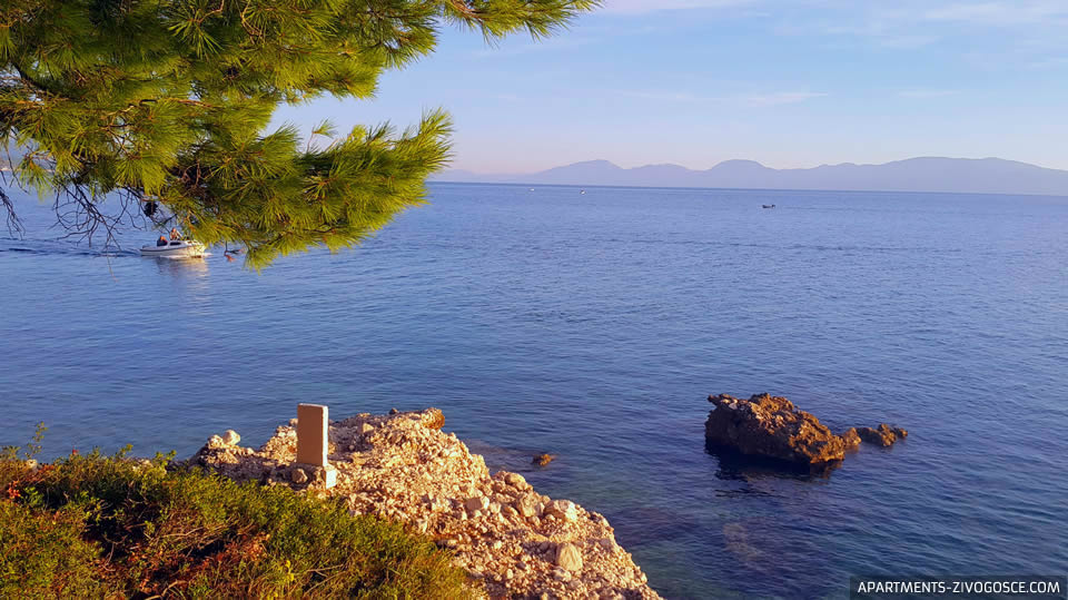 Živogošće Blato plaža Dole