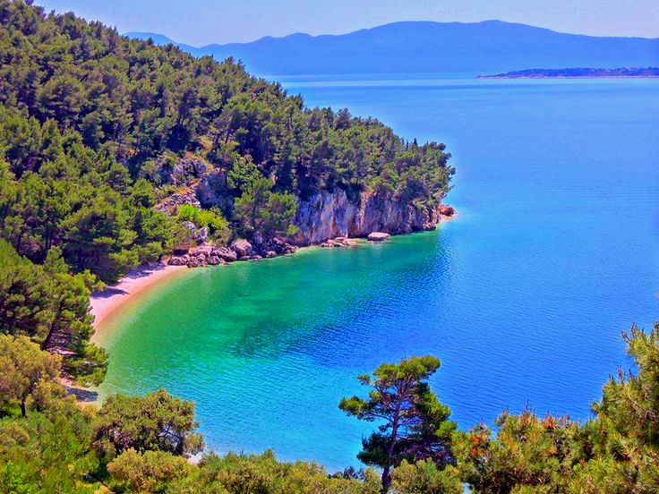 Velika Duba plaža Živogošće beach