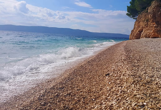 glavna plaža Živogošće blato