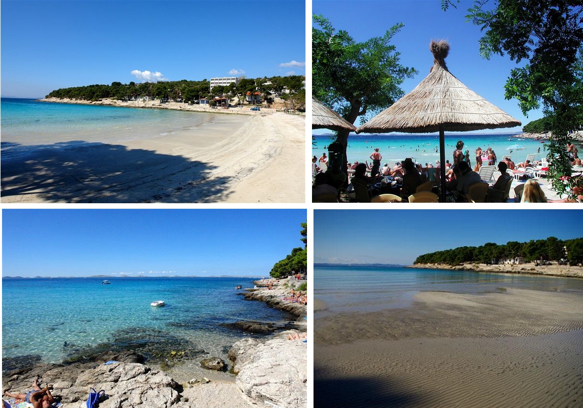 beach slanica plaža murter
